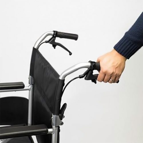 Wheelchair Attendant Handles with Brakes